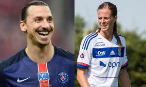 Zlatan Ibrahimovic (PSG) et Lotta Schelin (Ol), stars suédoises quittent la même année la France. Crédit lesfeminines.fr