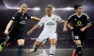 Meilleure joueuse UEFA 2016 - Amandine Henry, Ada Hegerberg, Dzenifer Marozsan. Crédit UEFA. Lesfeminines.fr