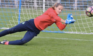 La gardienne de Saint-Etienne. Chavas, championne d'europe U19. Crédit asse. Lesfeminines.fr