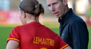 Sébastien Joseph, le coach de Rodez Aveyron. Crédit : La Dépêche. Lesfeminines.fr
