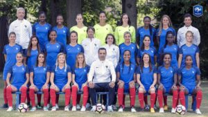 L'Equipe de France 2017 en route pour l'Euro. Crédit fff. Lesfeminines.fr