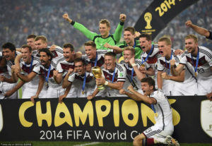 L'Allemagne, championne du monde. Une nation qui gagne tout en 2013 et 2014.