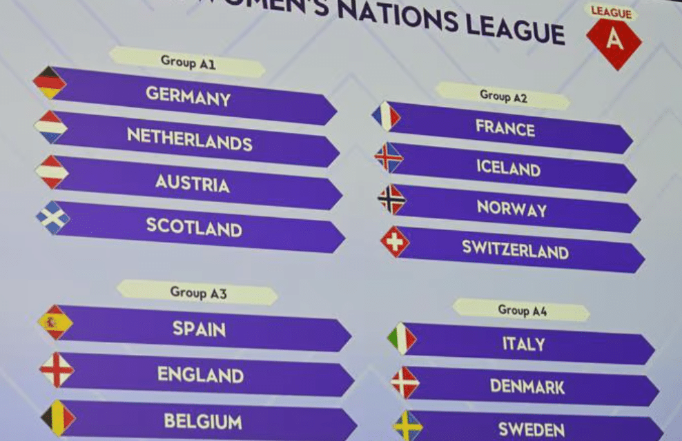 BLEUES : Tirage Ligue Féminines des Nations : la Suisse « Entrée, plat, dessert »