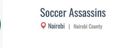 CAN2026 – Des noms de clubs à faire peur avec les soccer Assassins du Kenya !
